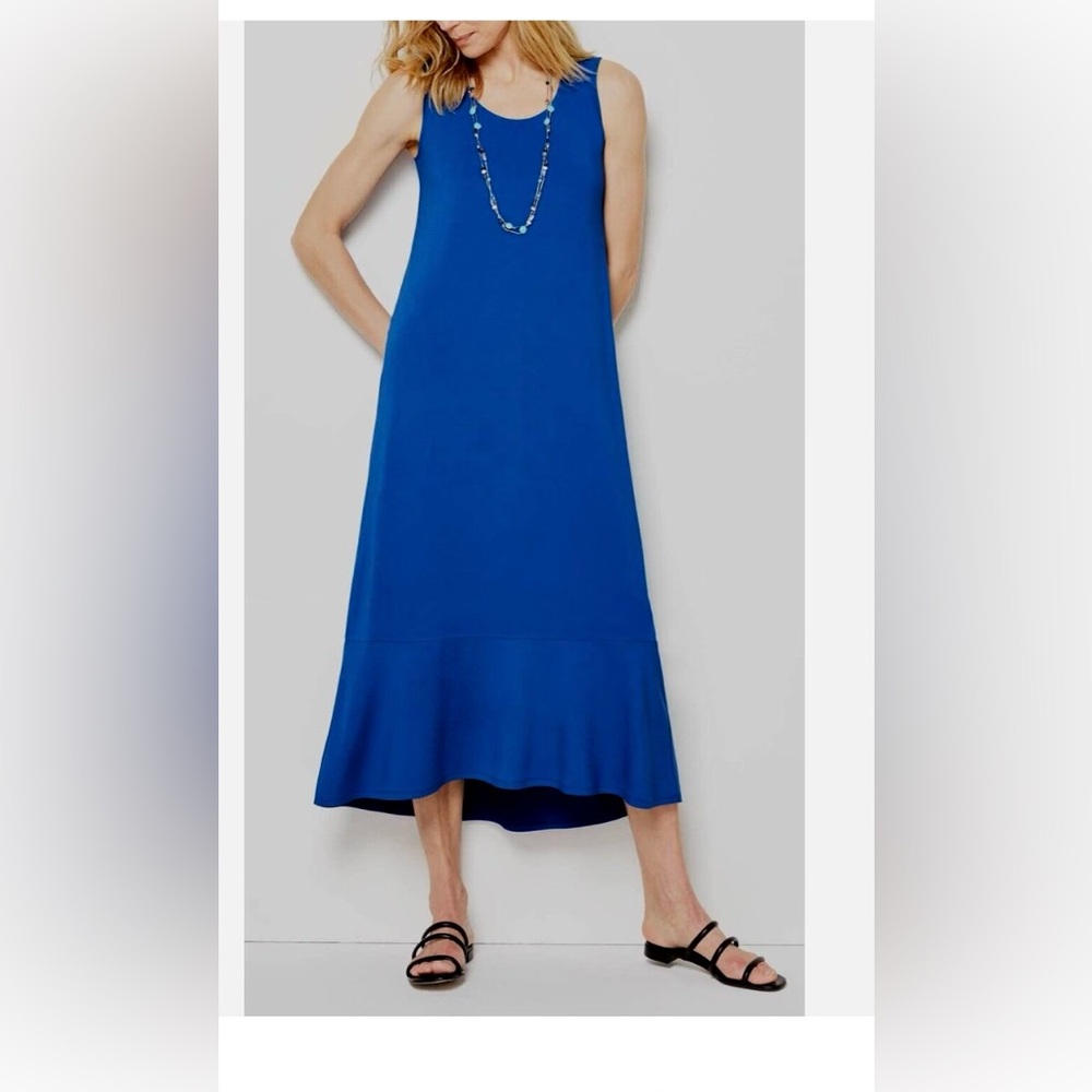 J. Jill Blue Ruffled! Beautiful NWT